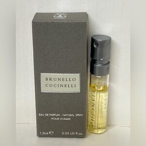 Brunello Cucinelli Eau de Parfum Natural Spray Sample 1.5 ML 0.05 FL OZ